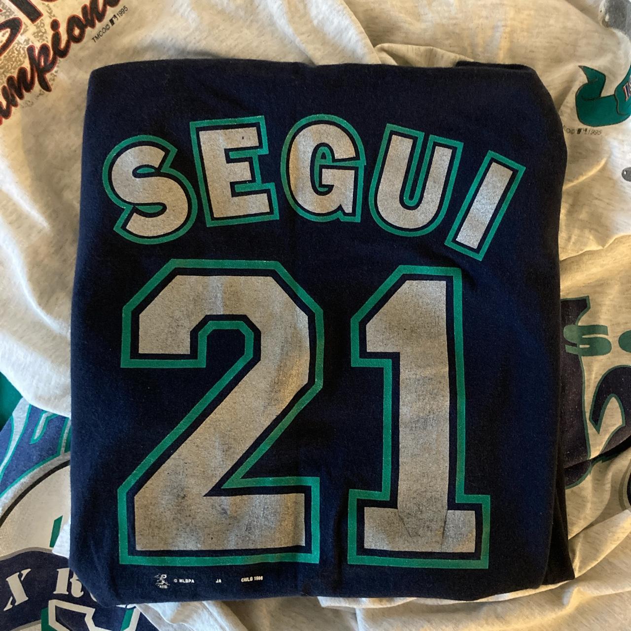 David Segui Jersey - 1998 Seattle Mariners Home Throwback Baseball