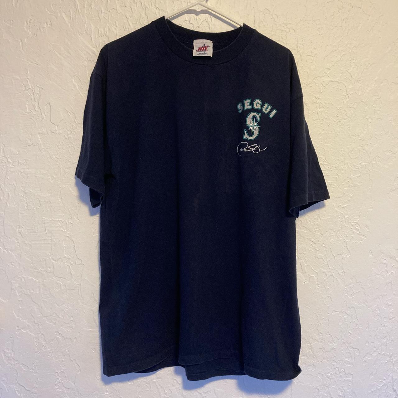 David Segui Jersey - 1998 Seattle Mariners Home Throwback Baseball