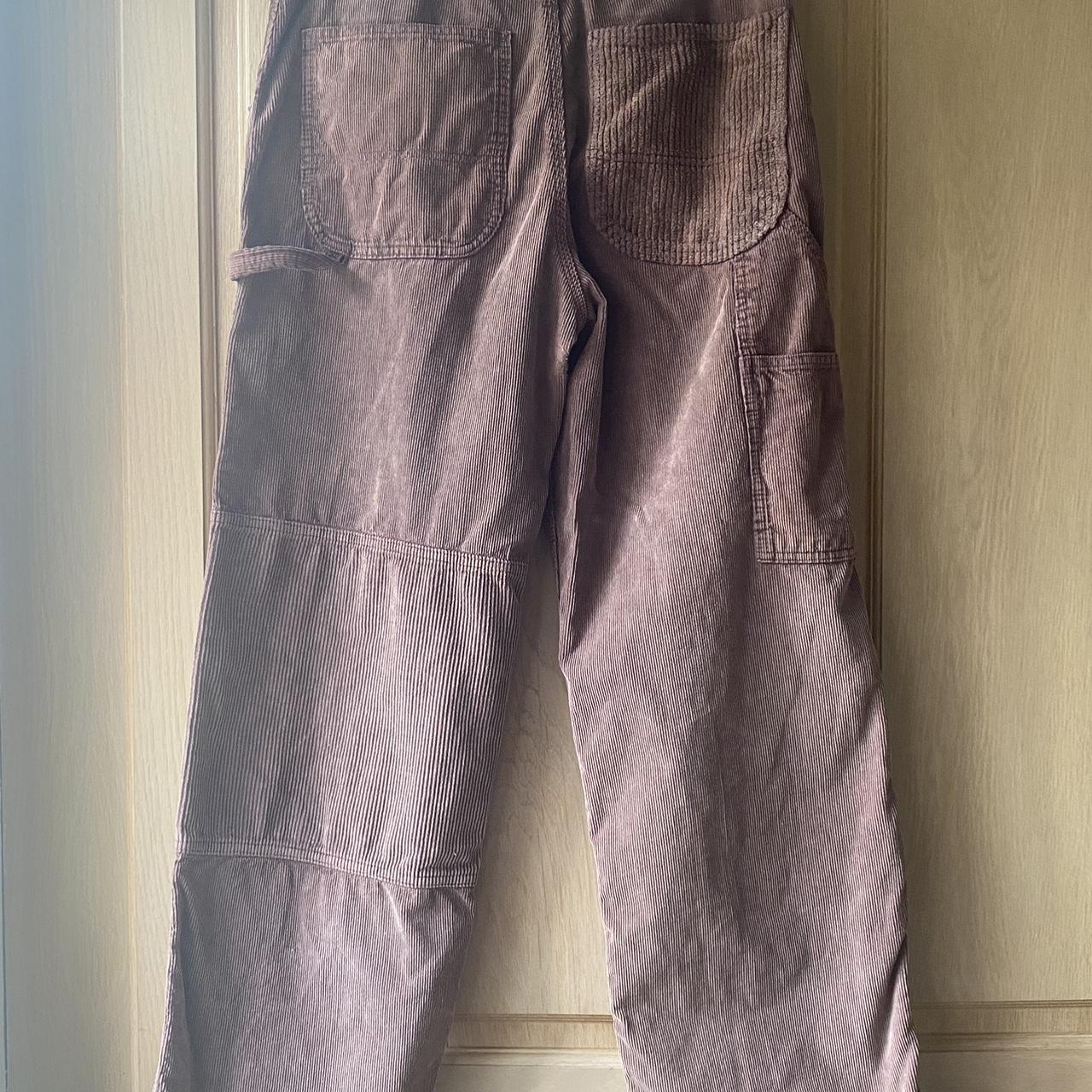 Baggy cord, cargo-style trousers from Urban... - Depop