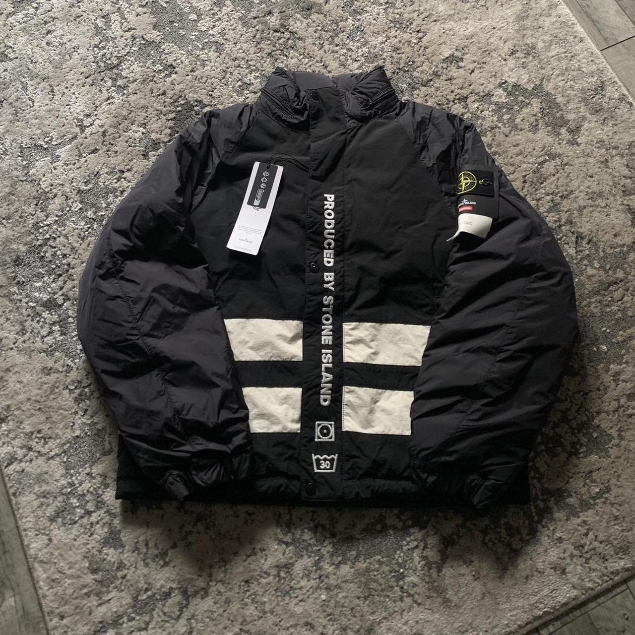 Supreme x Stone Island Reversible Down Puffer Jacket... Depop