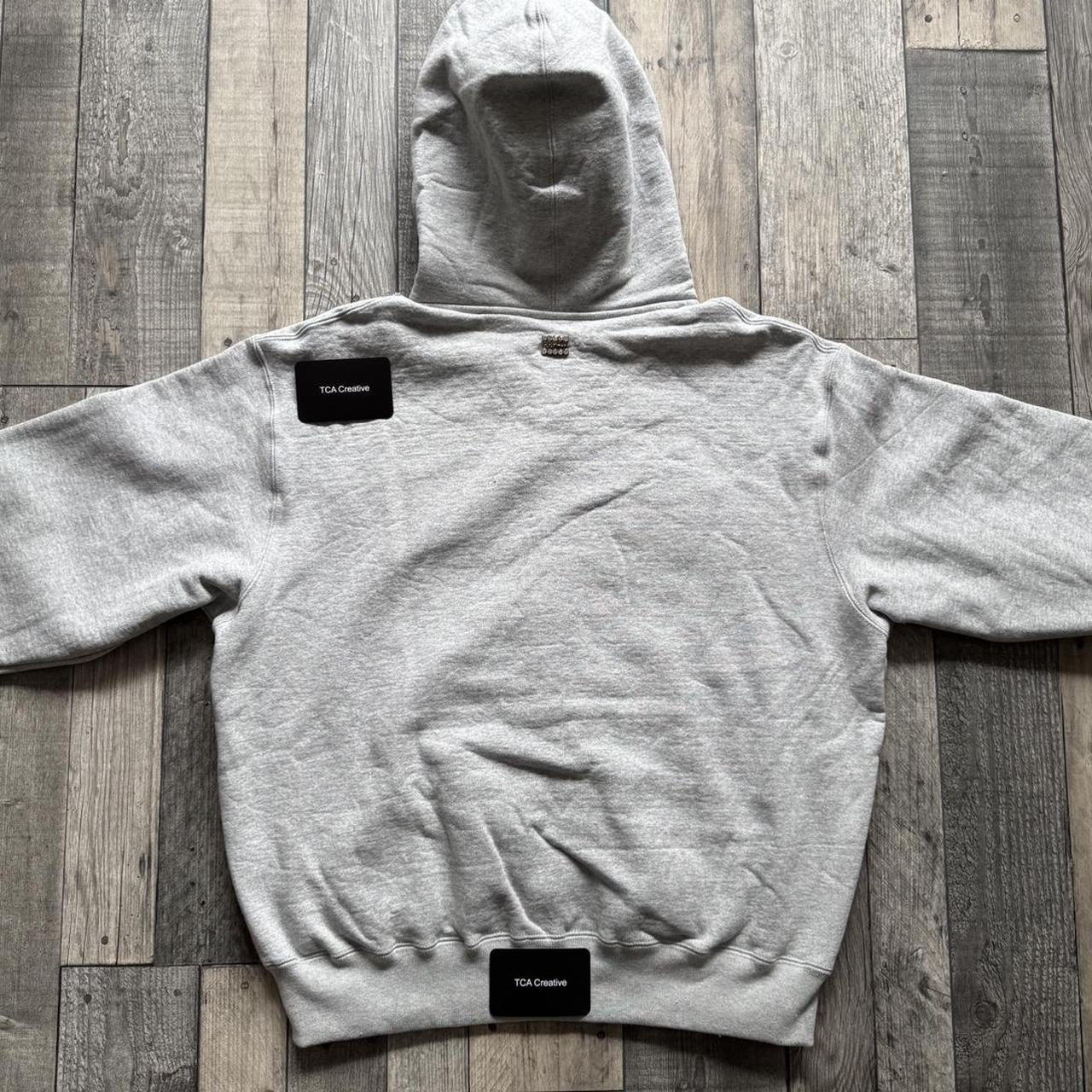 Supreme x B.B. Simon Zip Up Hooded Sweatshirt “Grey” | Depop