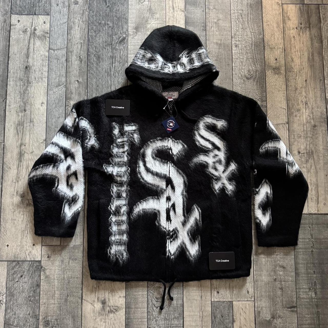 Supreme x Chicago White Sox Zip Up Hooded Sweater | Depop