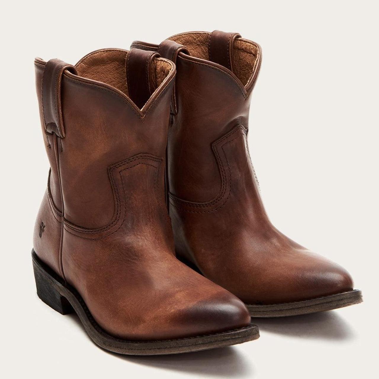 frye billy shootie cognac