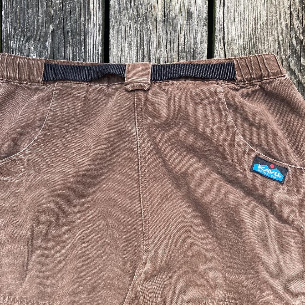 Vintage Kavu cotton pants chocolate brown hiking... Depop