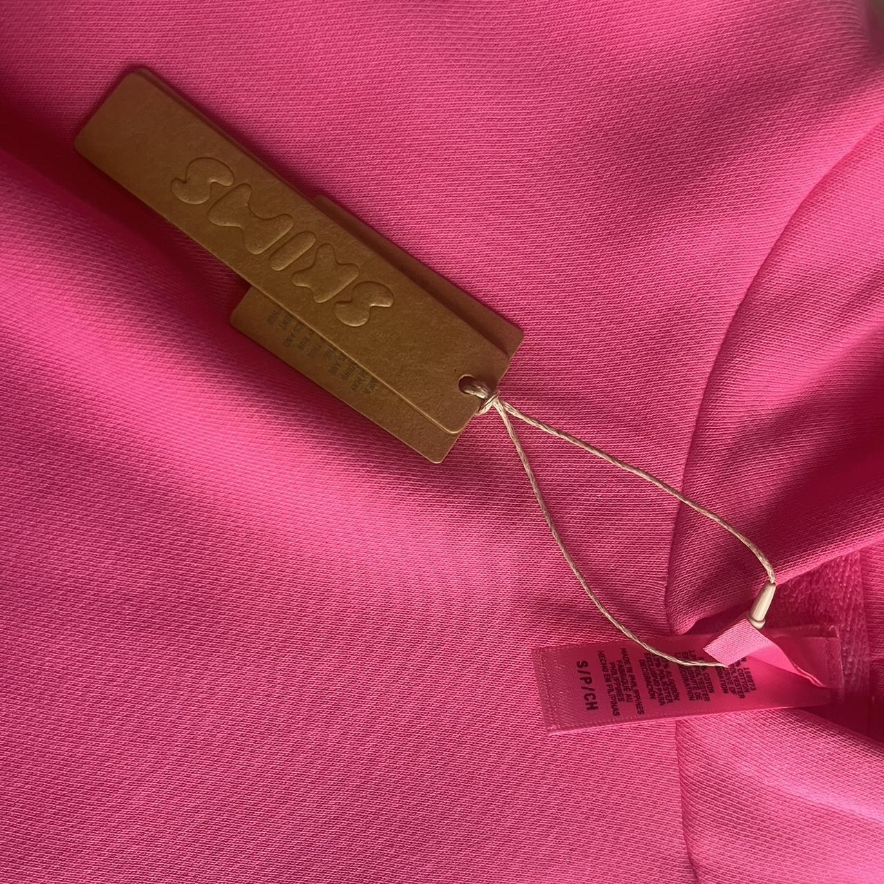 Skims Women's Pink Hoodie | Depop