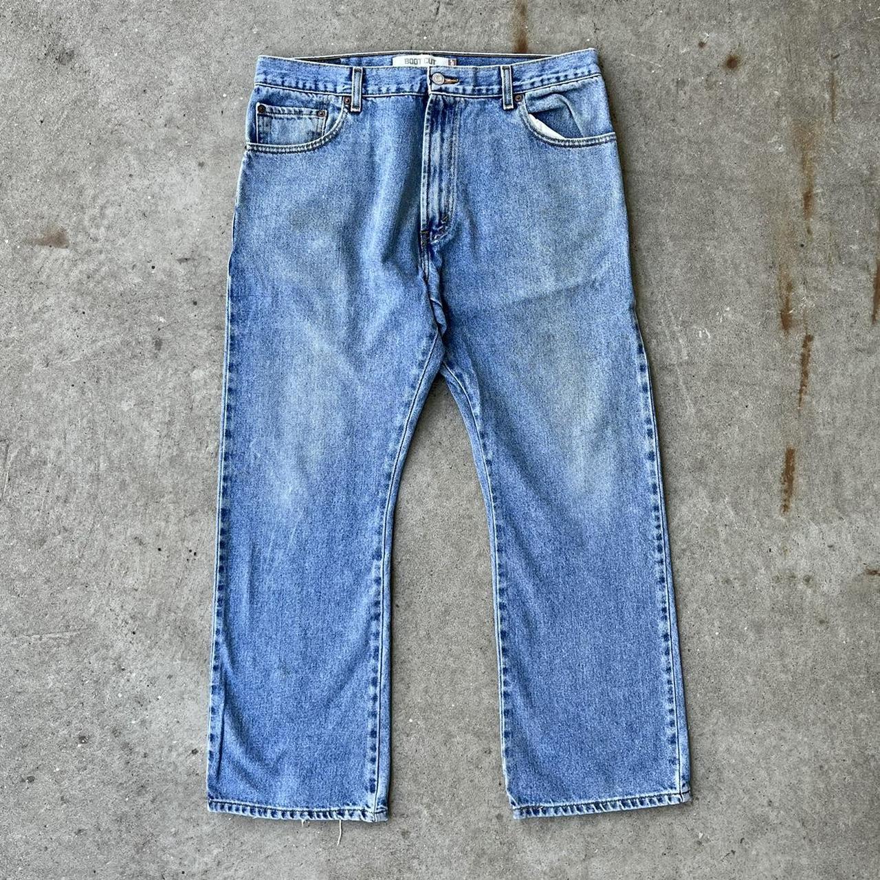 Vintage Y2K Levis 517 Denim Jeans Flare Bootcut - 36... - Depop