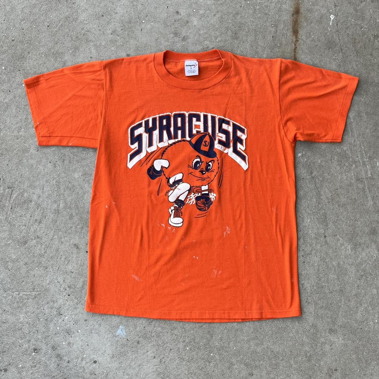 American Vintage Men's T-Shirt - Orange - S