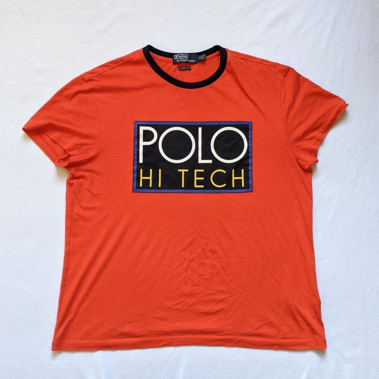 Polo Ralph Lauren Polo Hi Tech Rare Big Graphic. Depop