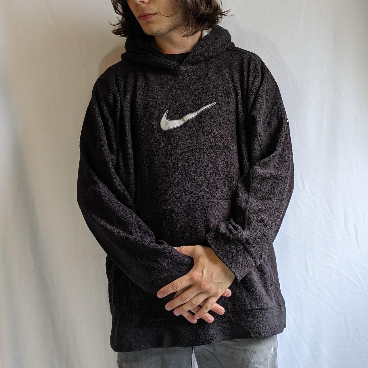 Vtg popular Nike Swoosh Sherpa Sweatshirt Large