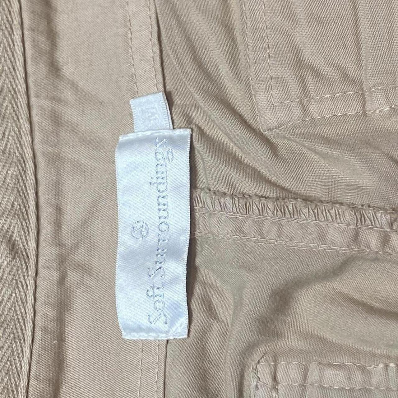 Soft Surroundings Khaki Women’s Cargo Pants Khaki... - Depop