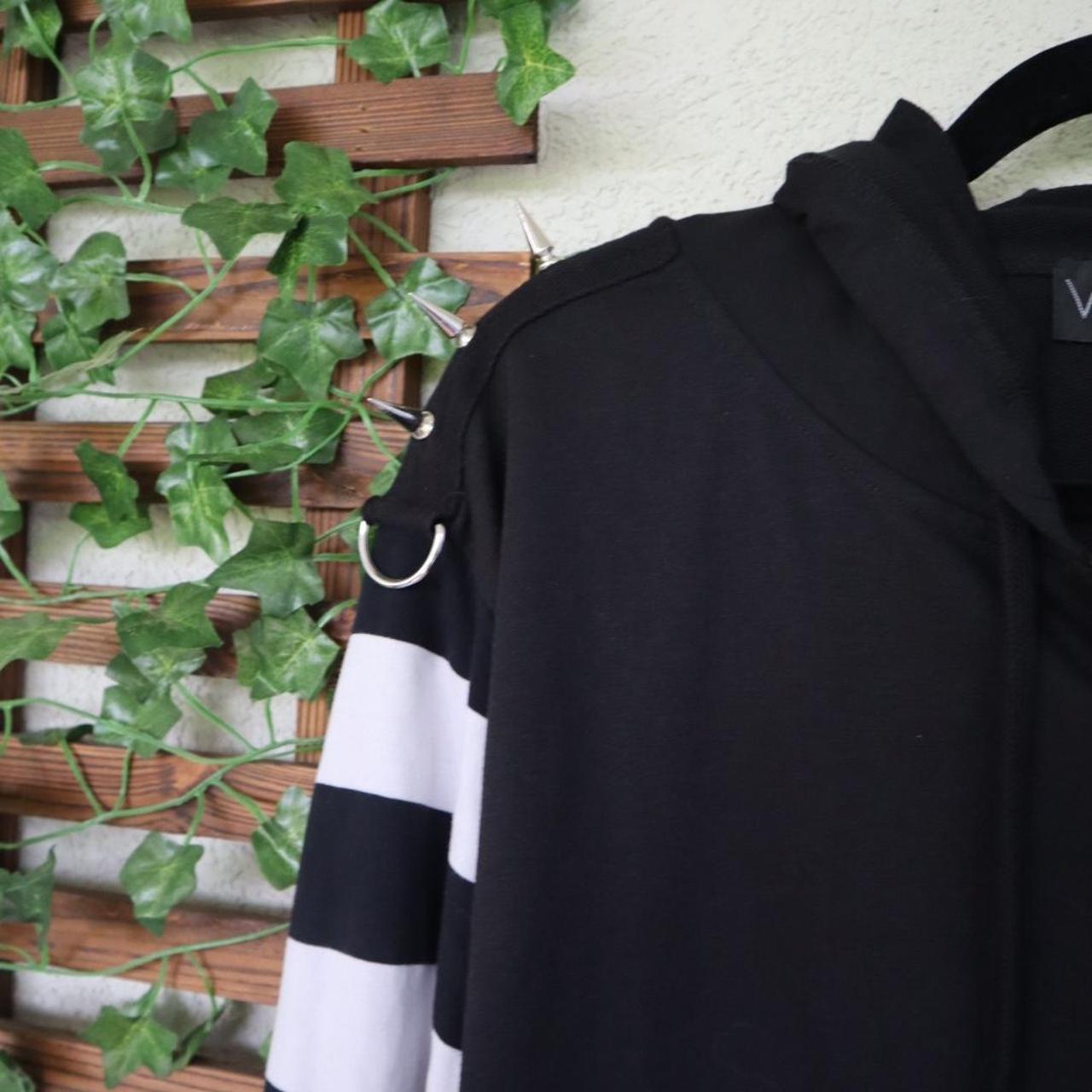 Dollskill house of widow emo zip up hoodie with... Depop