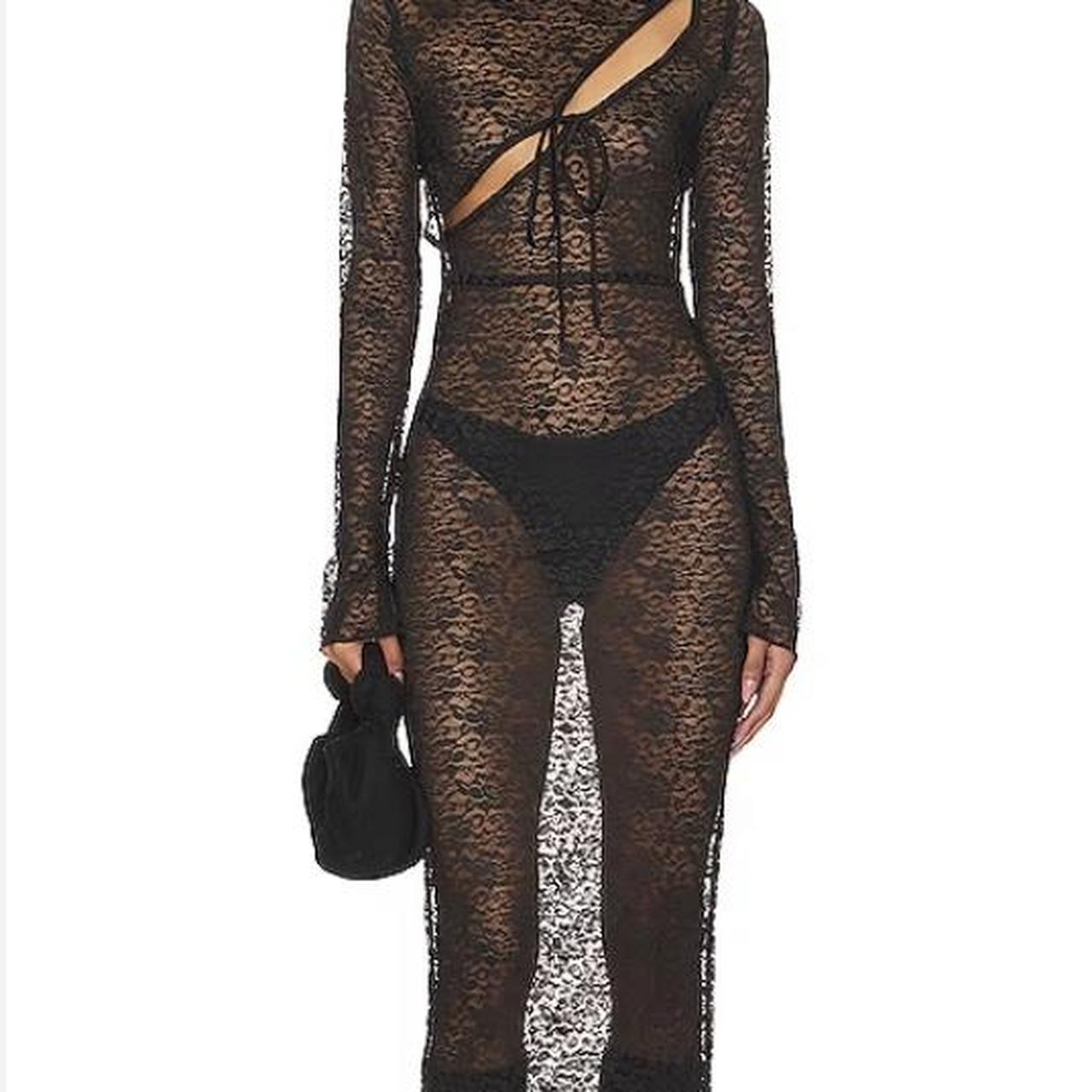 LIONESS lace maxi dress! So beautiful worn ONCE and... - Depop