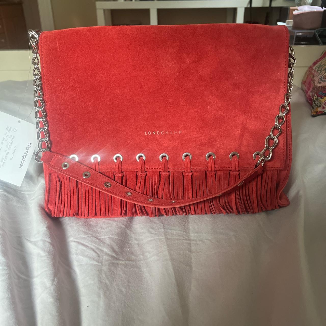 Longchamp fringe store bag