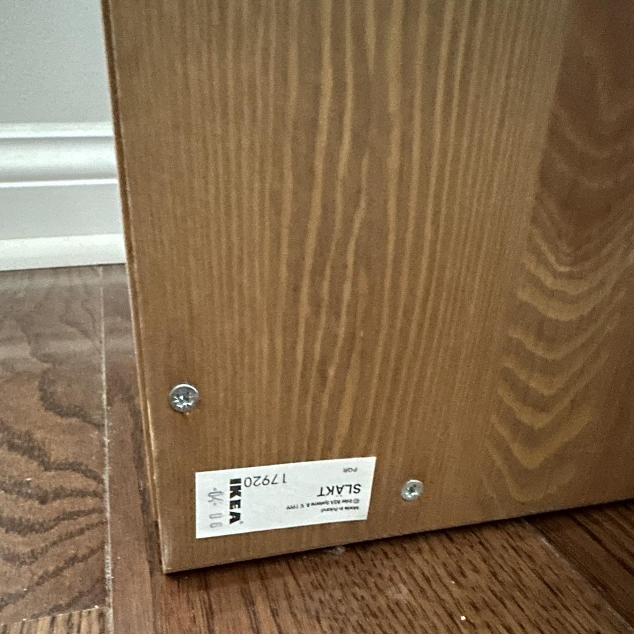 Vintage IKEA Wood Corner Shelf •approx 27 inches... Depop