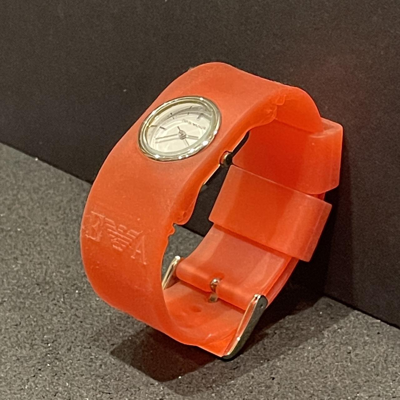 Emporio armani deals orange watch