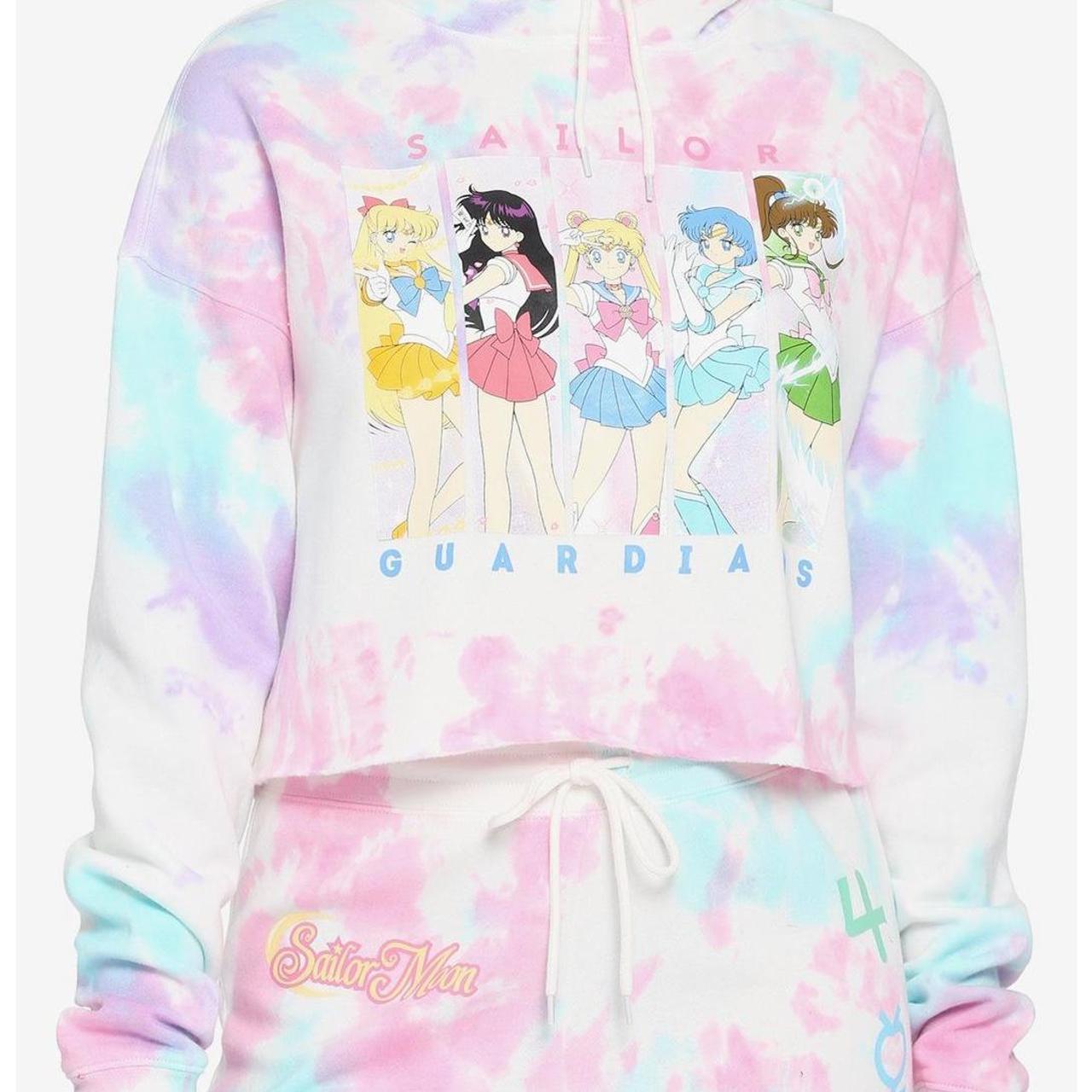 Sailor moon cropped hoodie sale