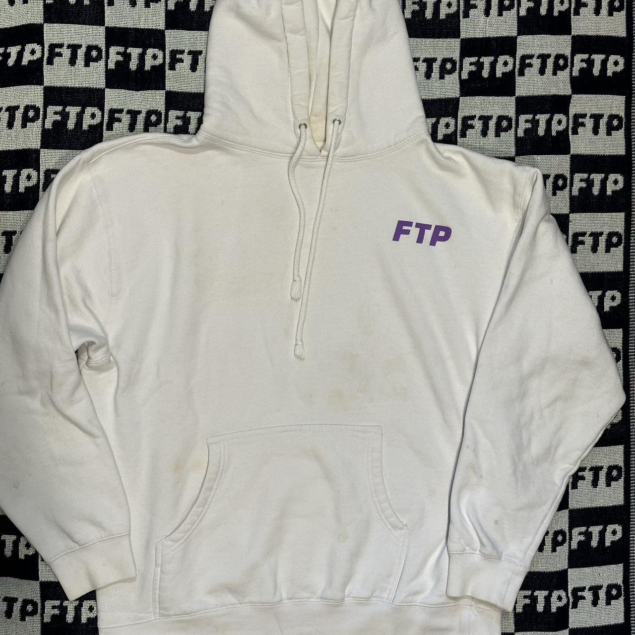 White ftp hoodie sale