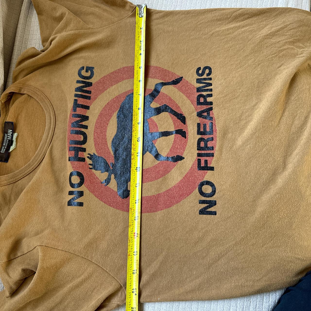 JUNYA WATANABE MAN 09AW Tシャツ NO HUNTING Junya Watanabe Man - AW09 No Hunting Graphic Tee (1)