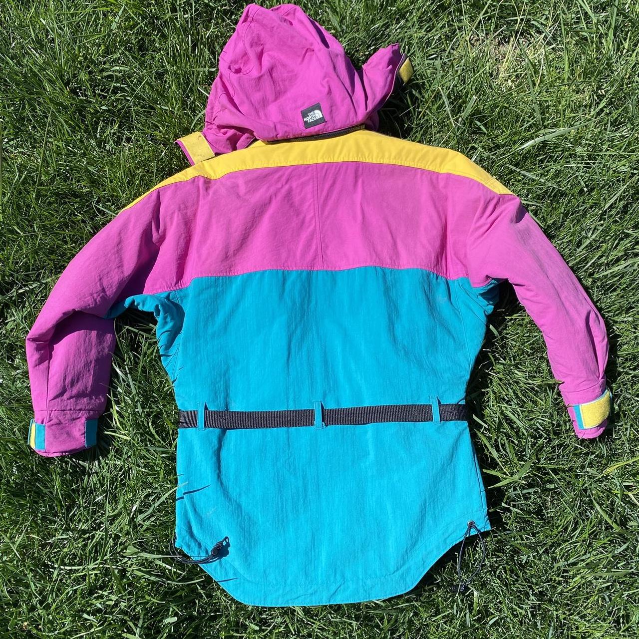 Pink blue outlet and yellow jacket