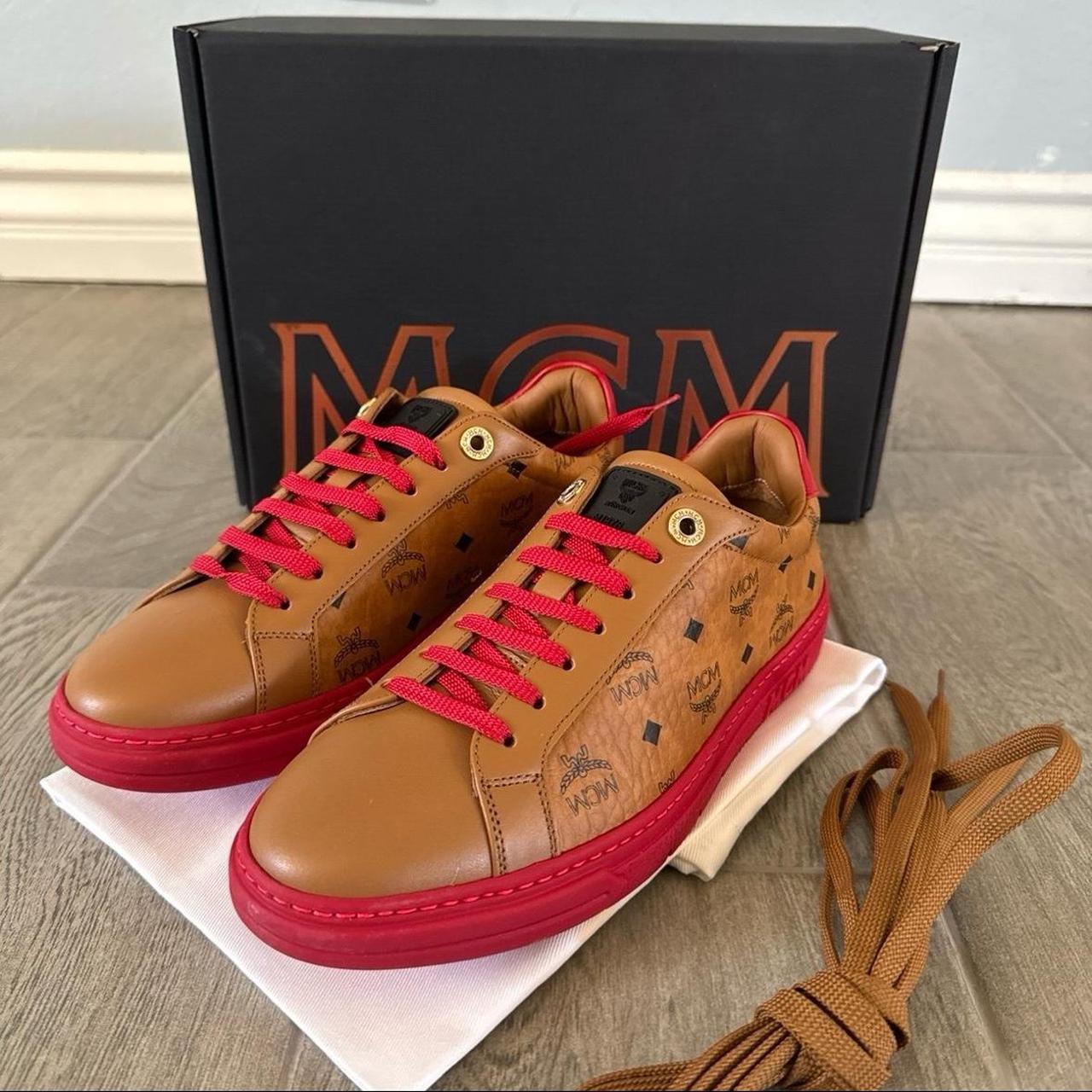 MCM women sneakers 100 authentic MCM shoes women. Depop