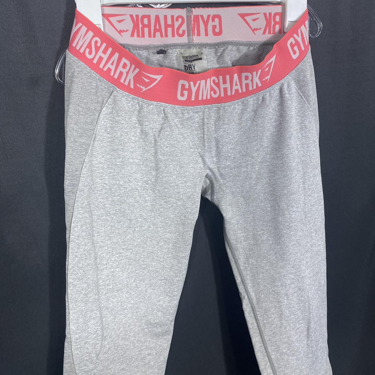 Women's Gymshark leggings Gray and pink dry workout - Depop