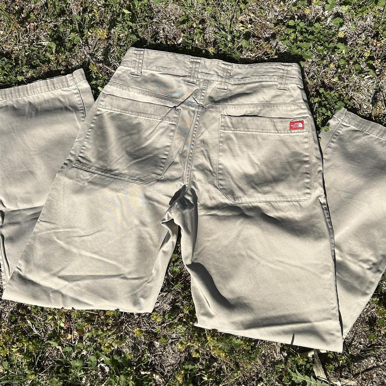 The North Face khaki pants! Similar to dickies... - Depop