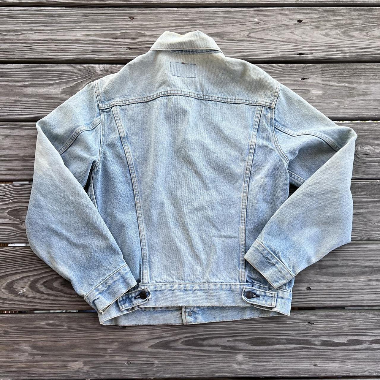 Vintage Levi’s Type Iii Pocket Light Wash Denim - Depop