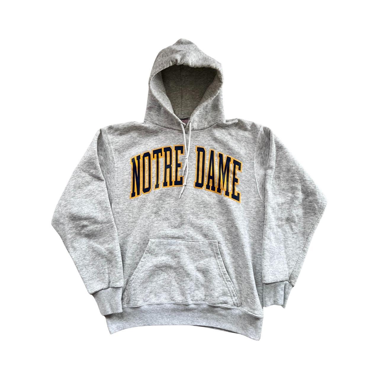 Vintage 90s Notre Dame College hoodie Tagged... - Depop