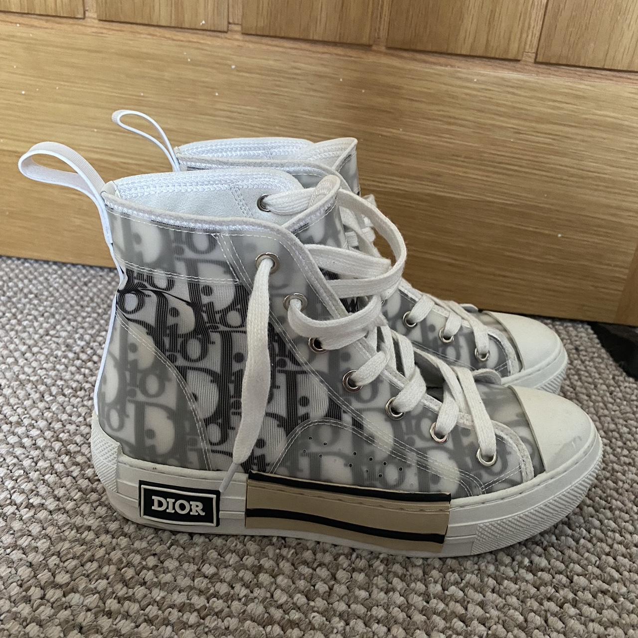 Dior style dupe trainers high top. Great condition... Depop