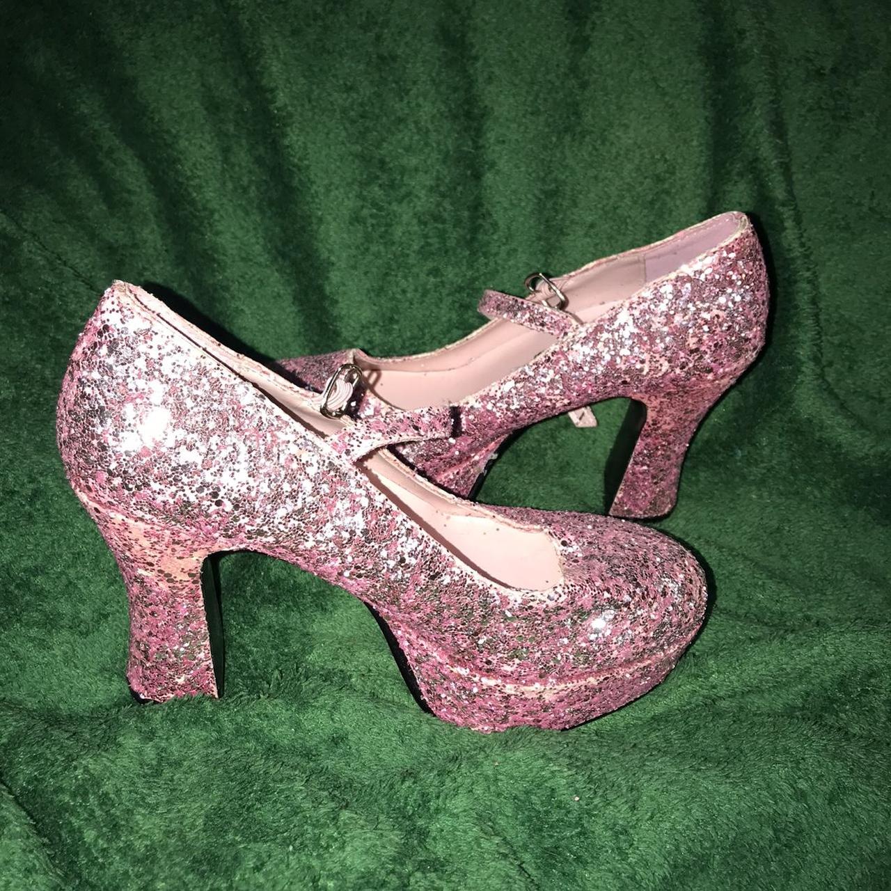 Barbie Heels  Glitter high heels, Pink high heels, Heels