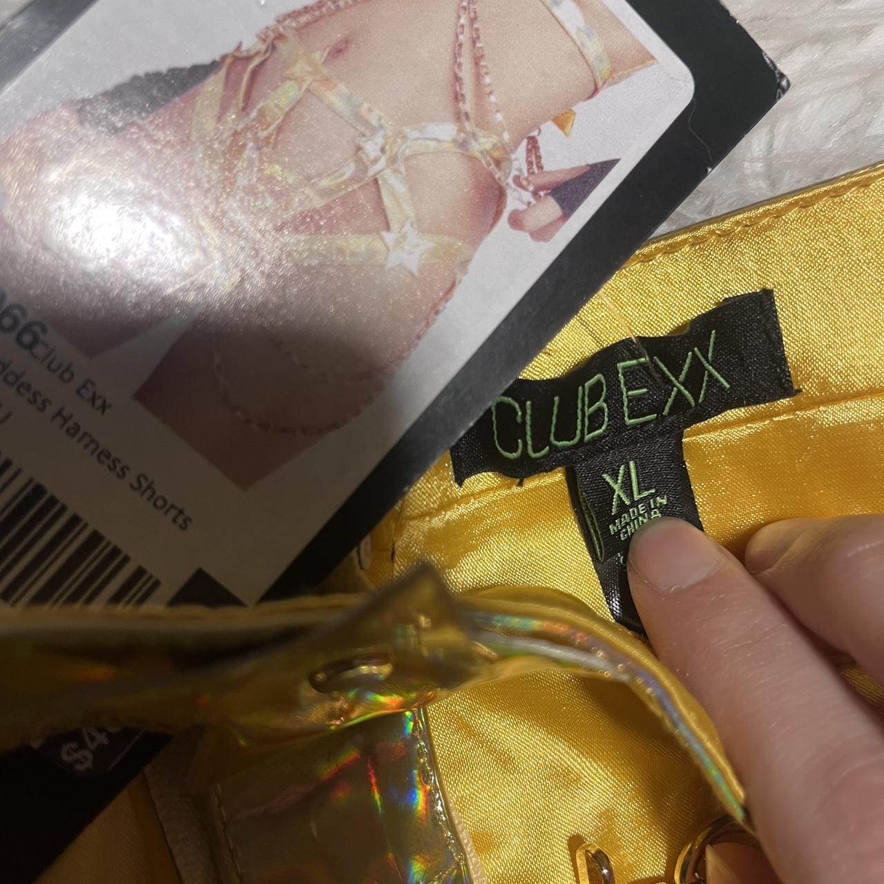 Dolls Kill Women's Gold Top Depop