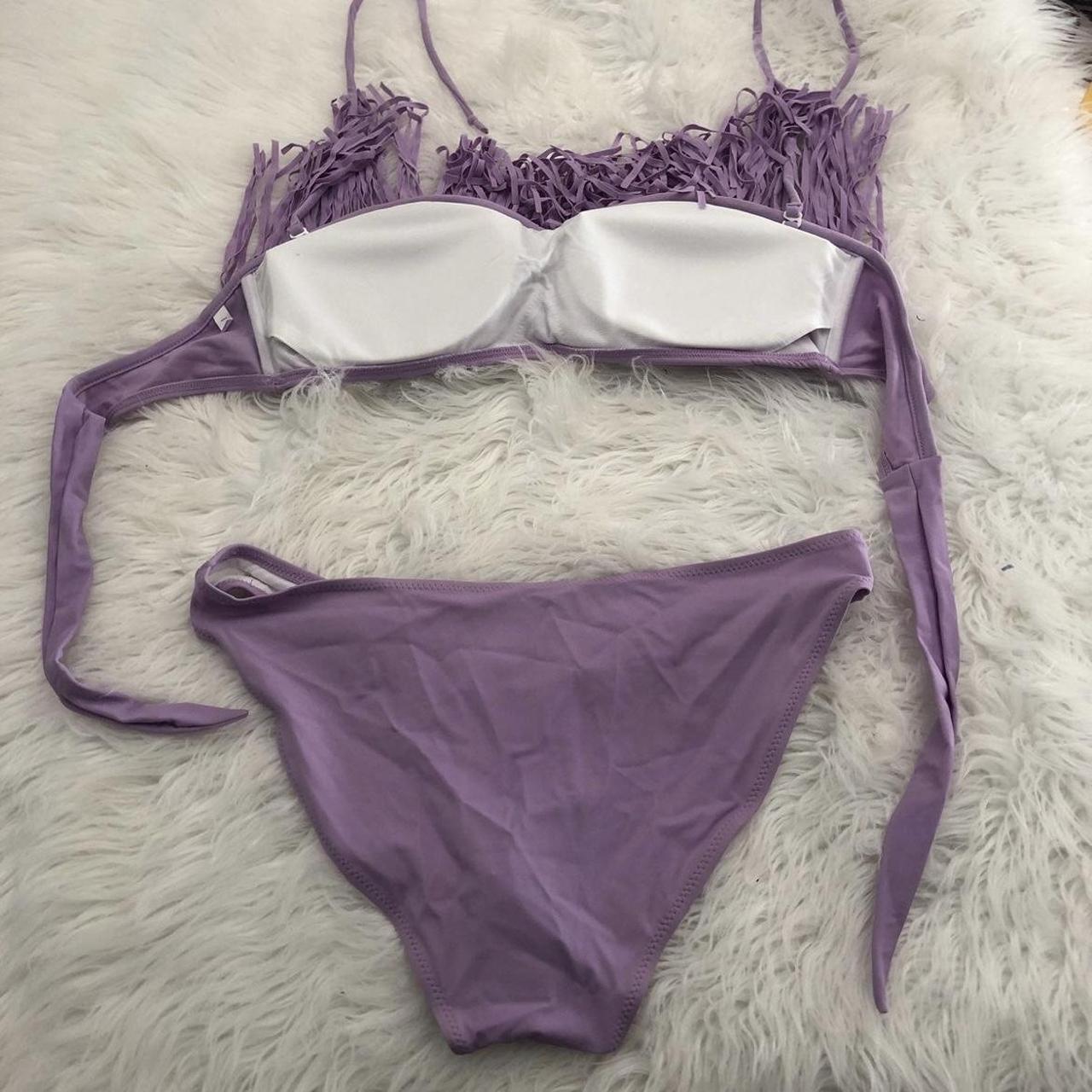 New purple lavender bikini without tags size medium.... Depop