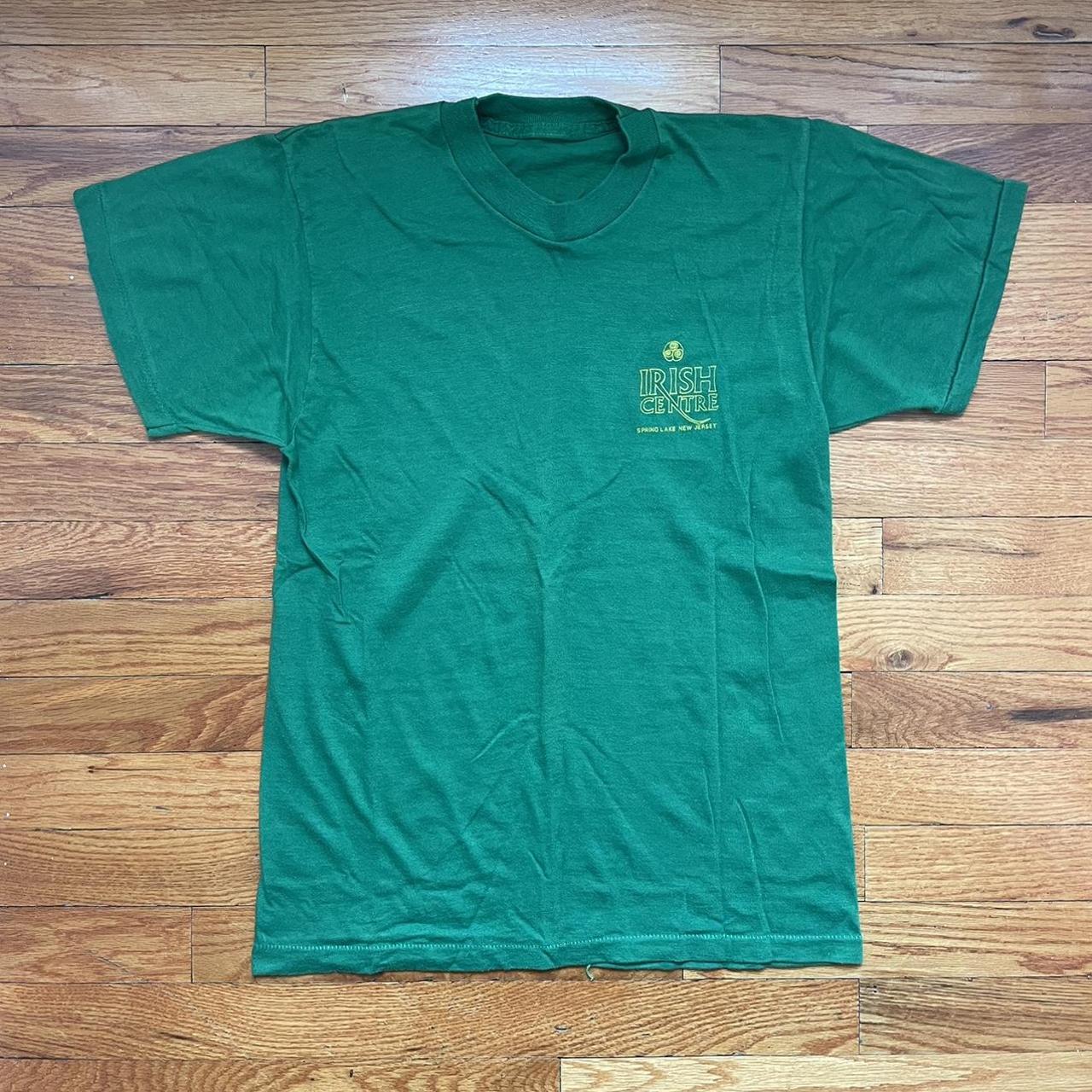 Men's Green and Yellow T-shirt | Depop