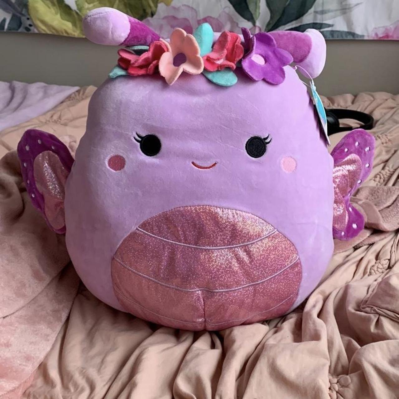 Brenda the Butterfly Squishmallow 14 inch. Purple... Depop