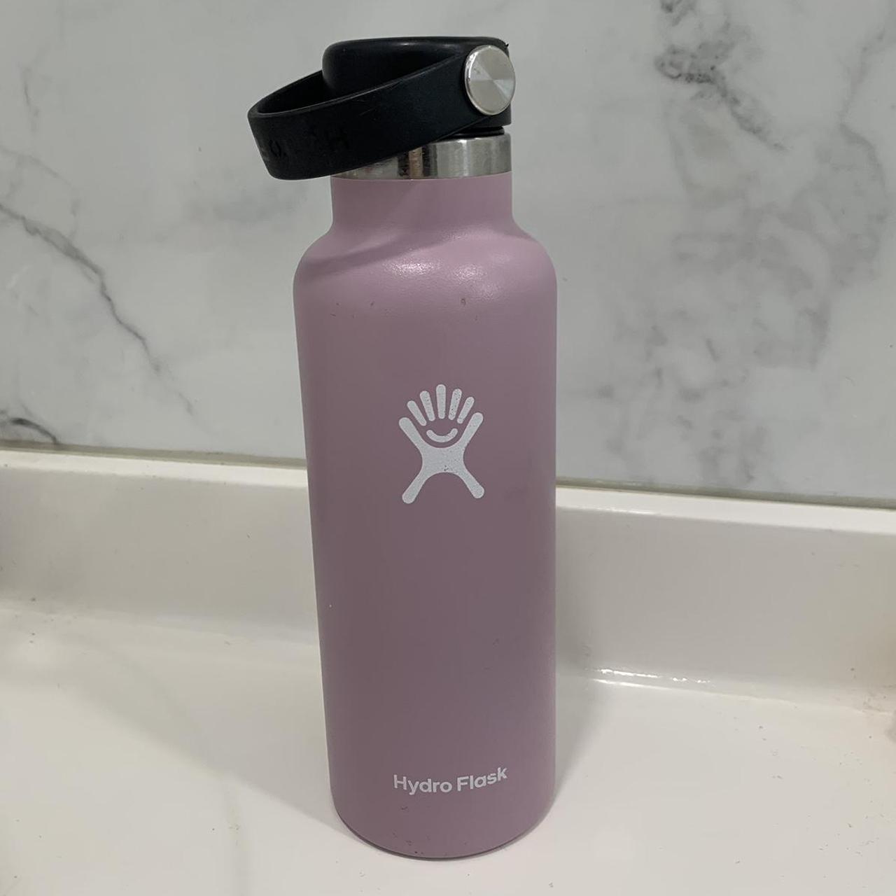 Pink Hydro Flask 24 oz Standard Mouth Water - Depop