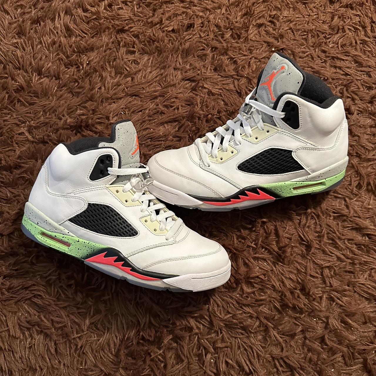 jordan 5s poison green