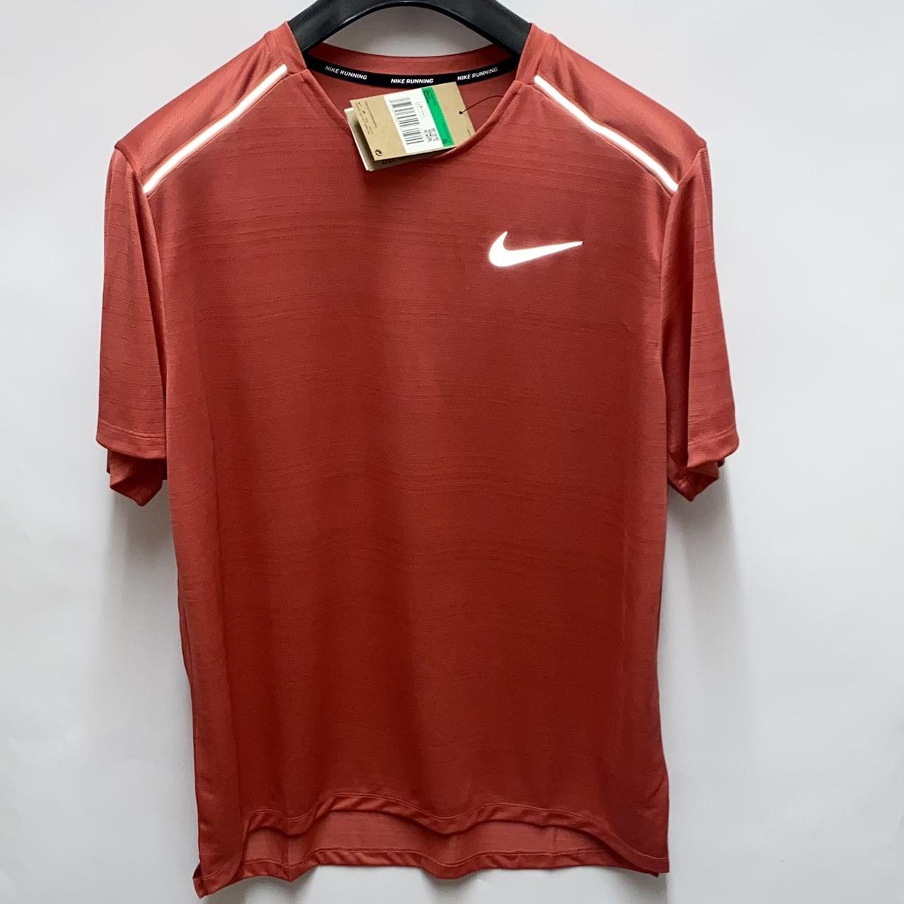 nike miler red t shirt