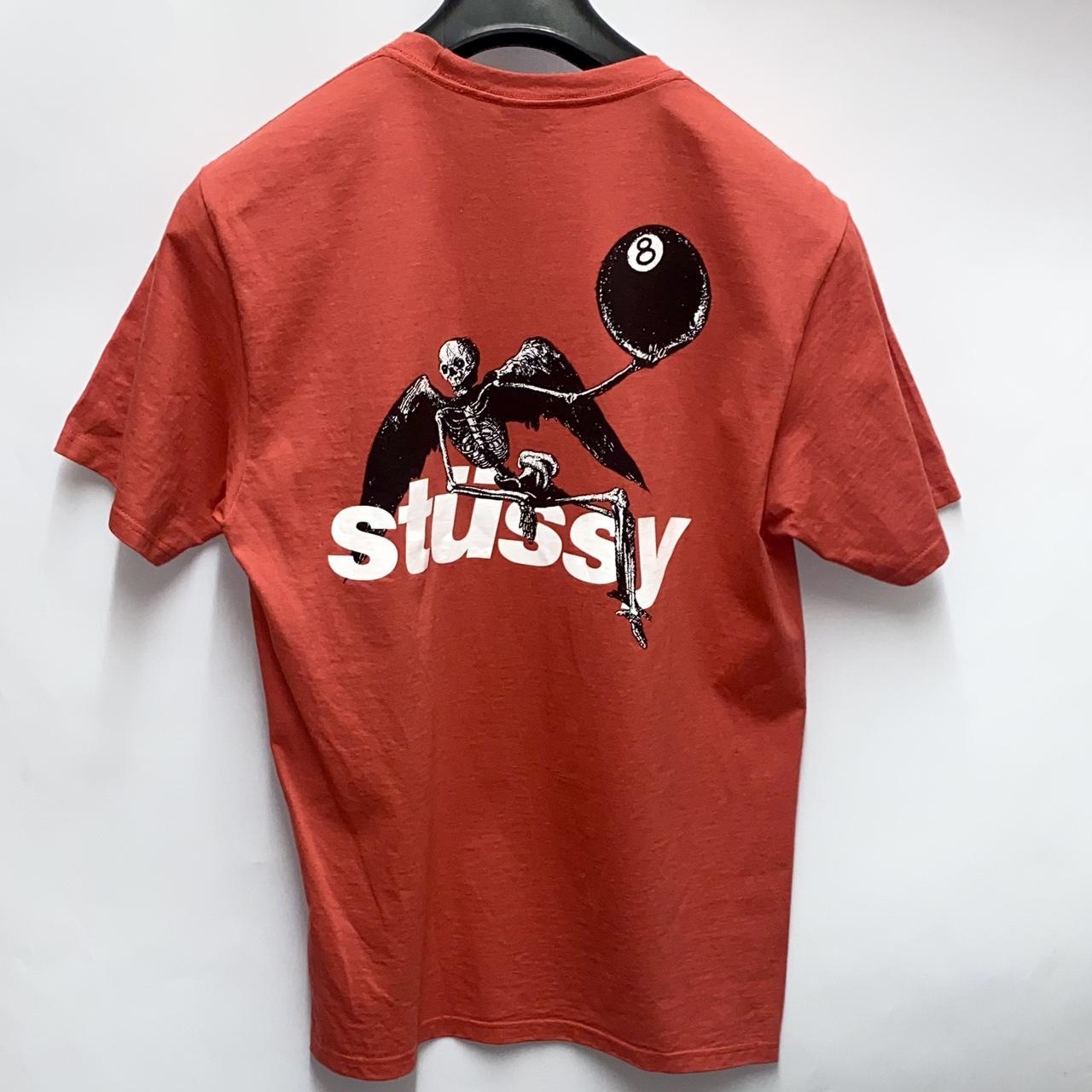 Stussy Apocalypse T-Shirt - Red, White, Black - | Depop