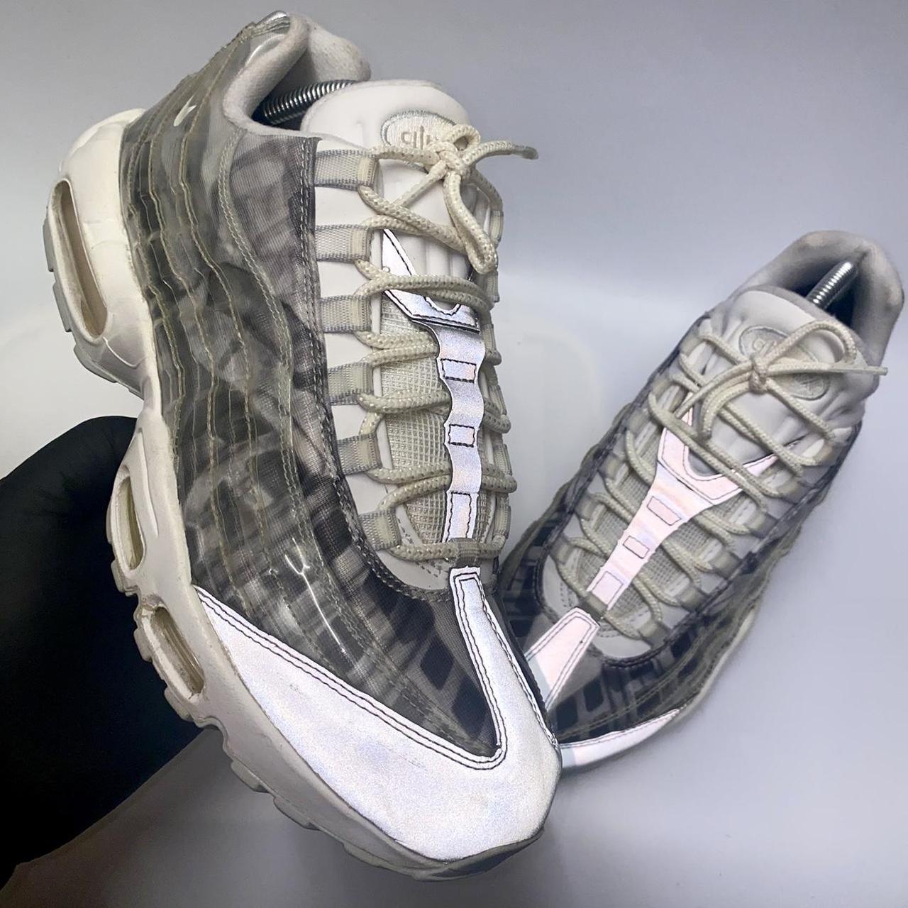 Nike Air Max 95 Footprint White X-Ray 2020 Depop