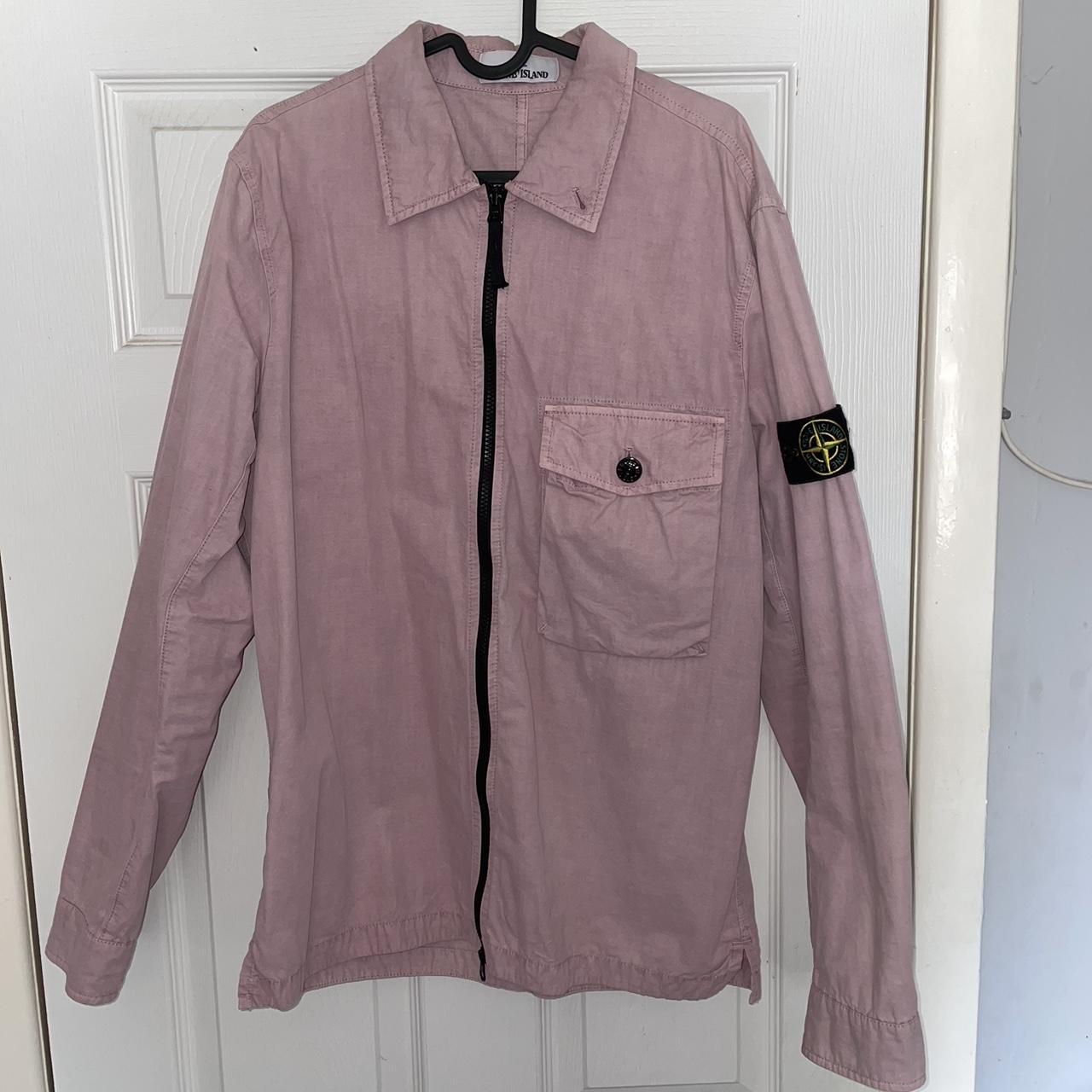 Stone island hotsell rose quartz overshirt