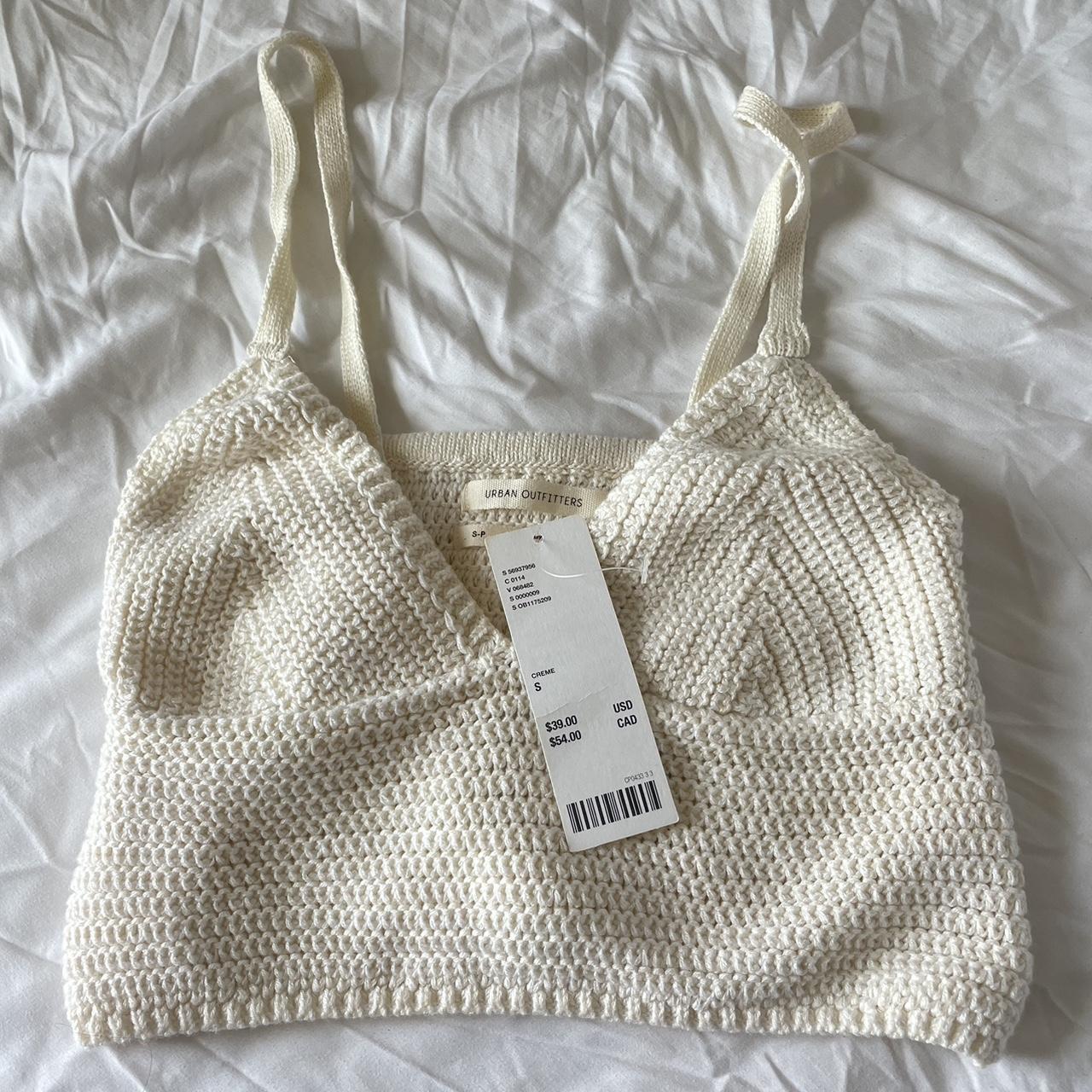 Urban Outfitters Crochet Tanktop so cute and Depop
