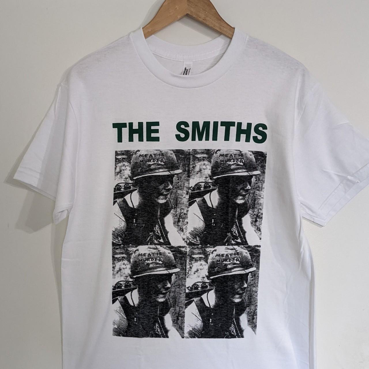 The Smiths shirt. Meat is Murder. The lettering is... - Depop