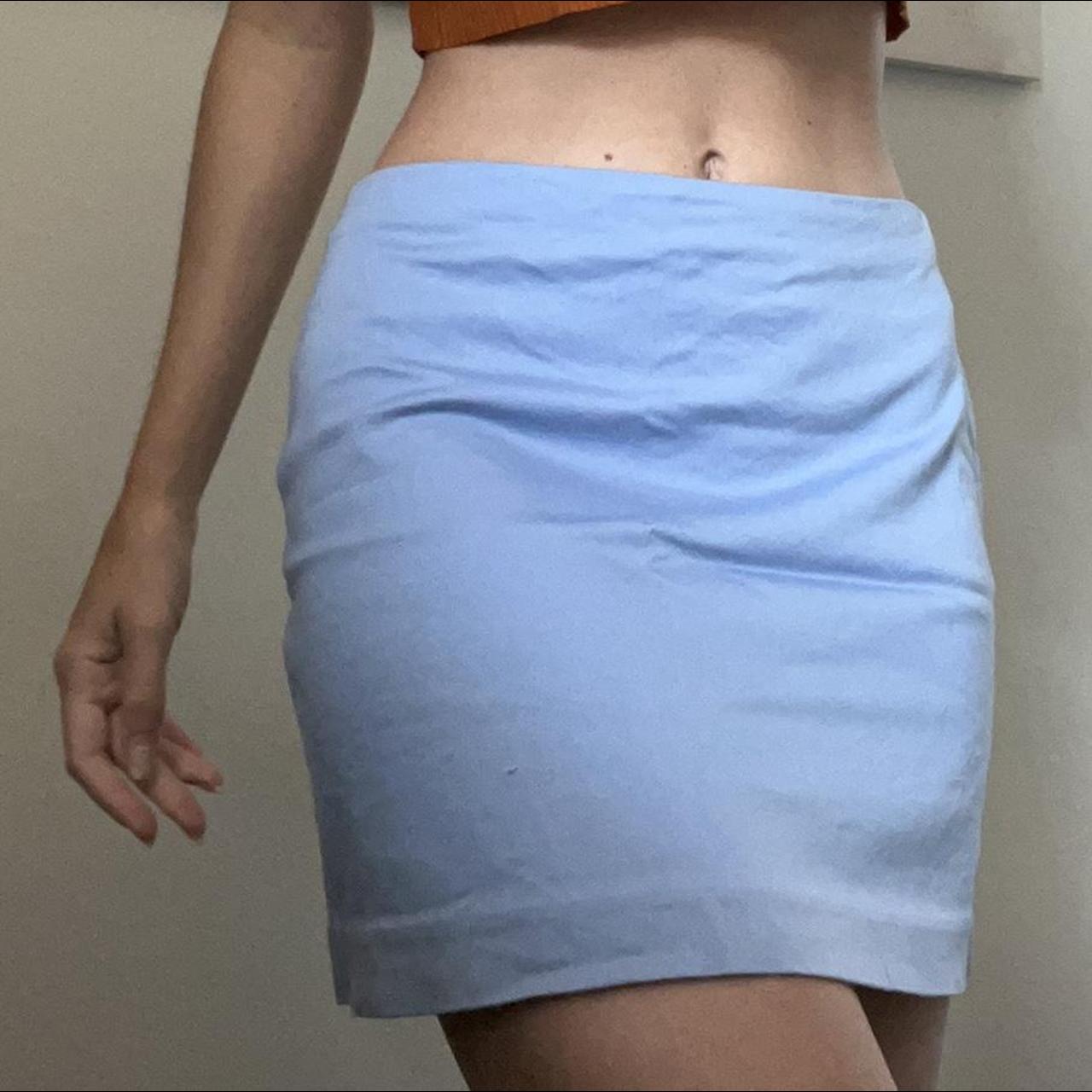 Express light blue clearance skirt