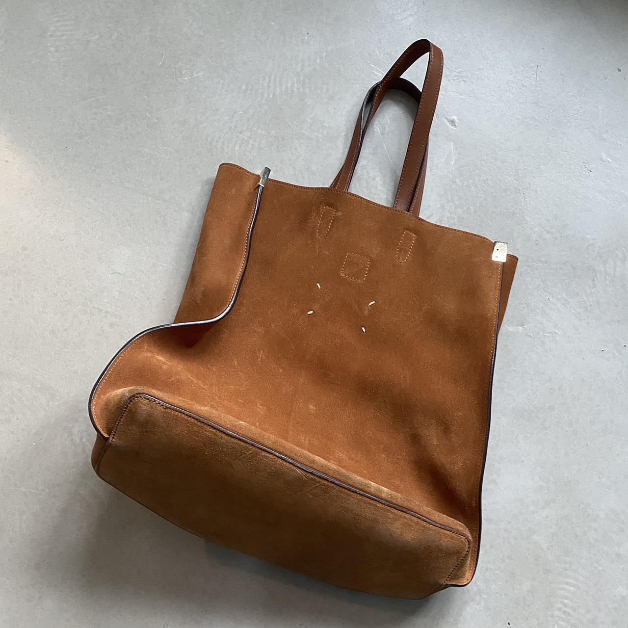 Maison Margiela line 11 suede tote bag bucket | Depop