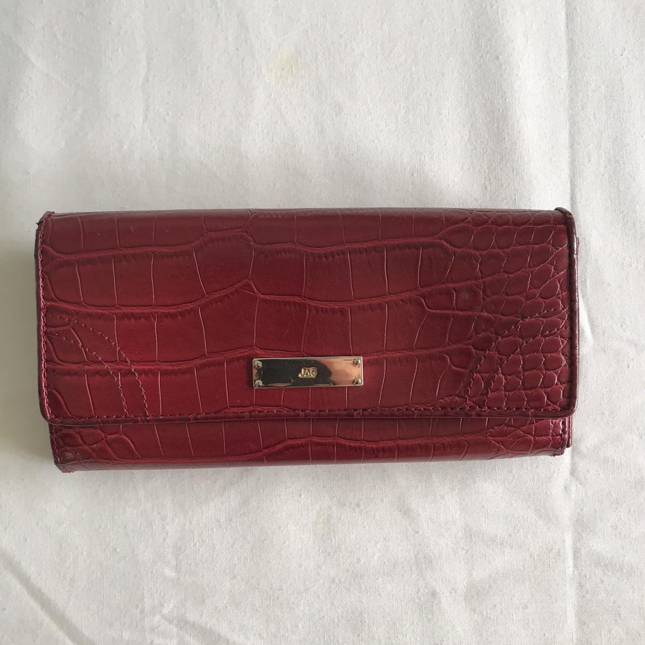 JAG wallet Faux alligator print, lots of... Depop