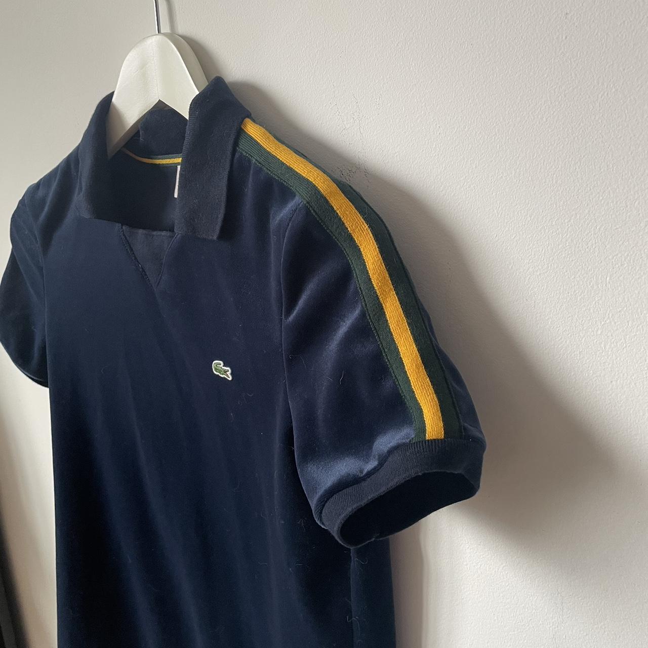 Lacoste Live Women's Navy and Yellow Polo-shirts (4)