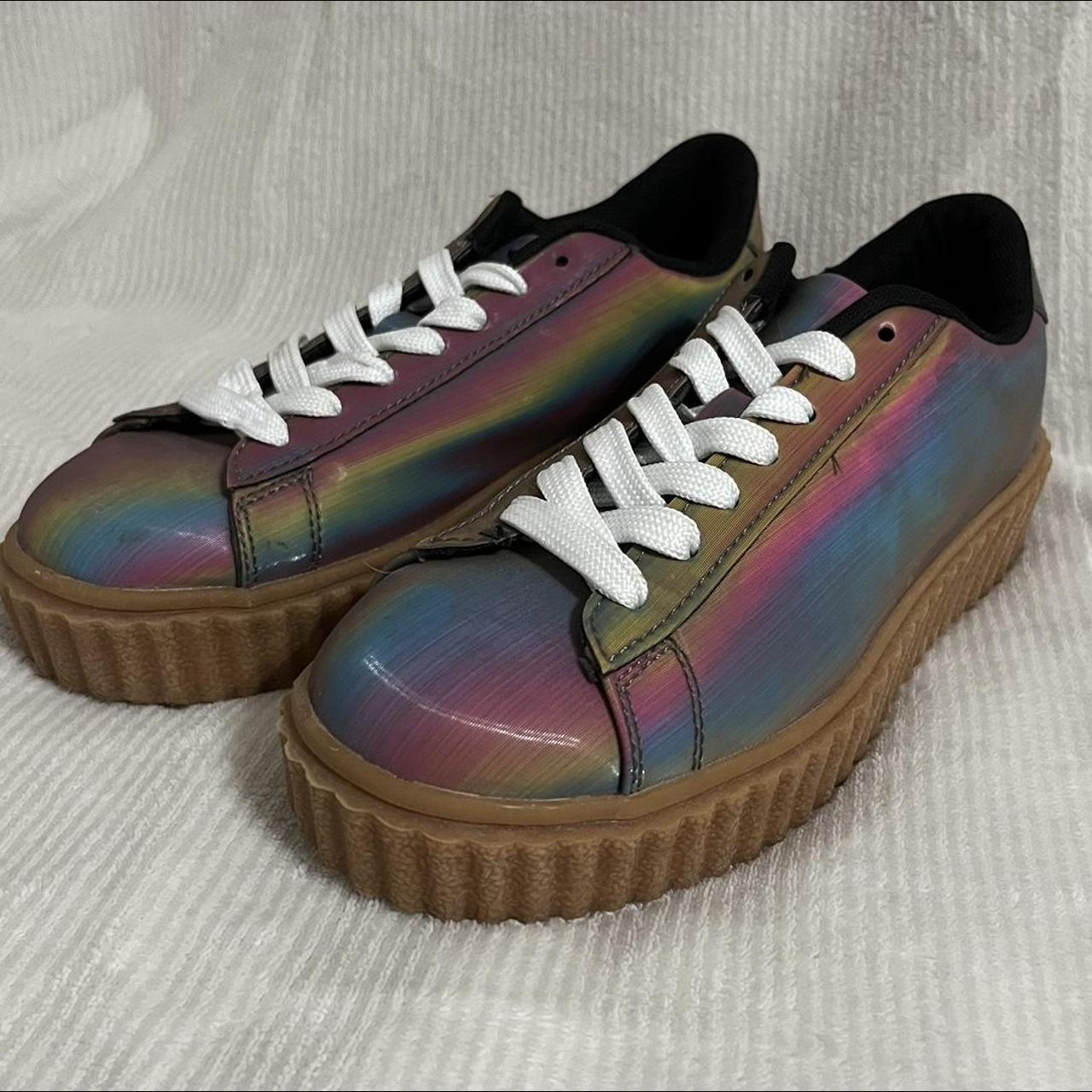 holographic sneakers women's