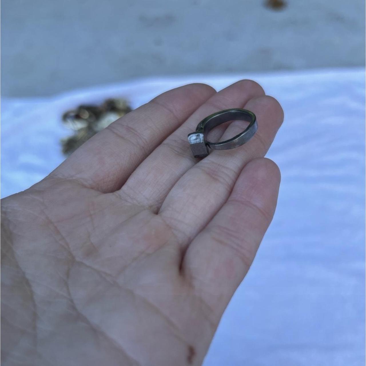 NAIL RING Ring made out of a nail. I’m not sure... Depop