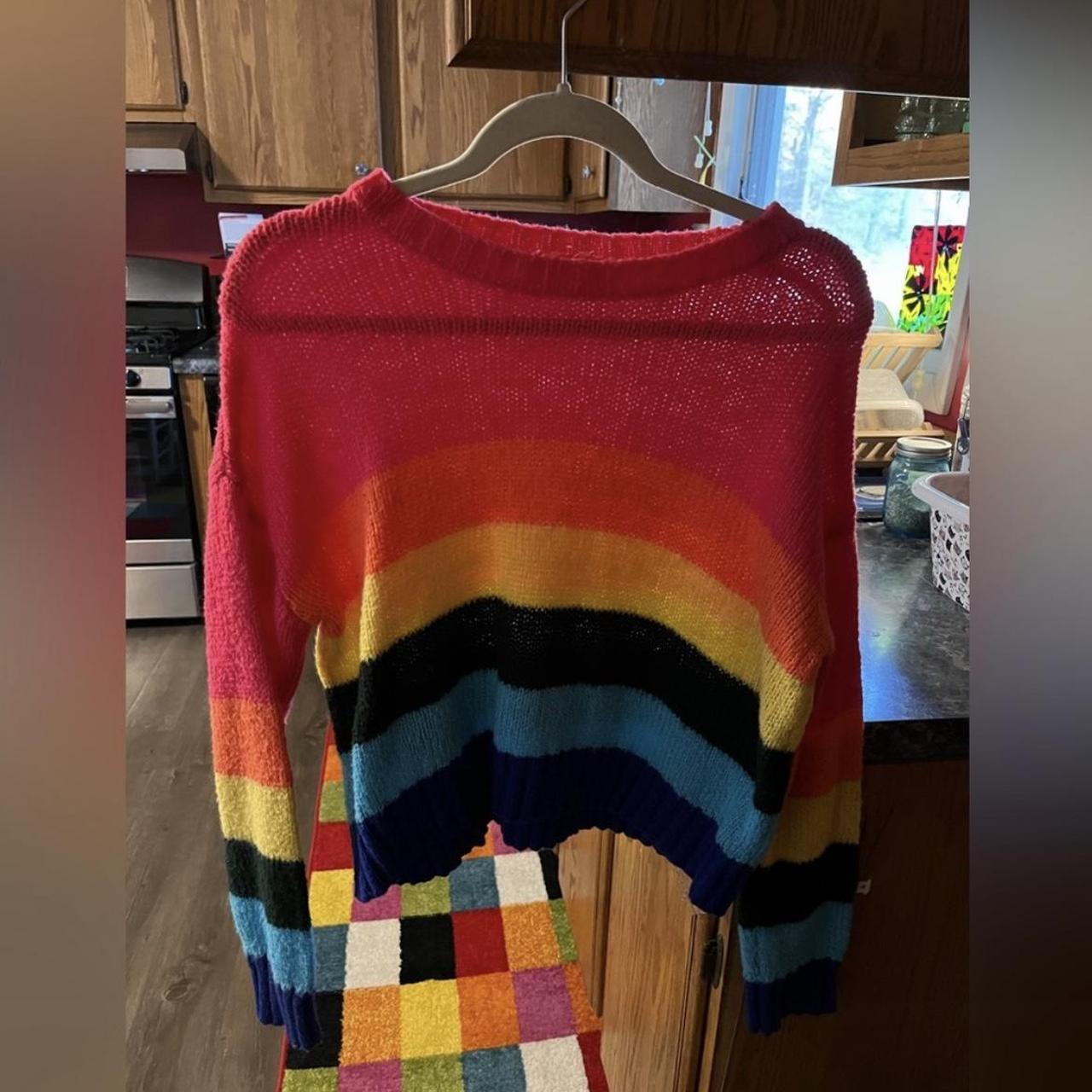 Primark rainbow shop stripe jumper