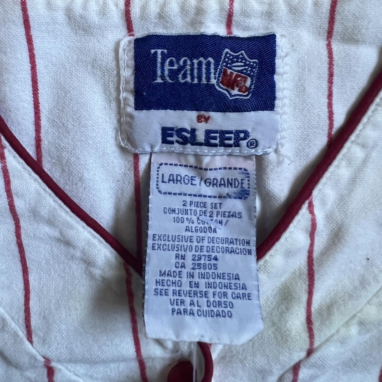 Vintage ESLEEP White 49ers Jersey Condition Good - Depop